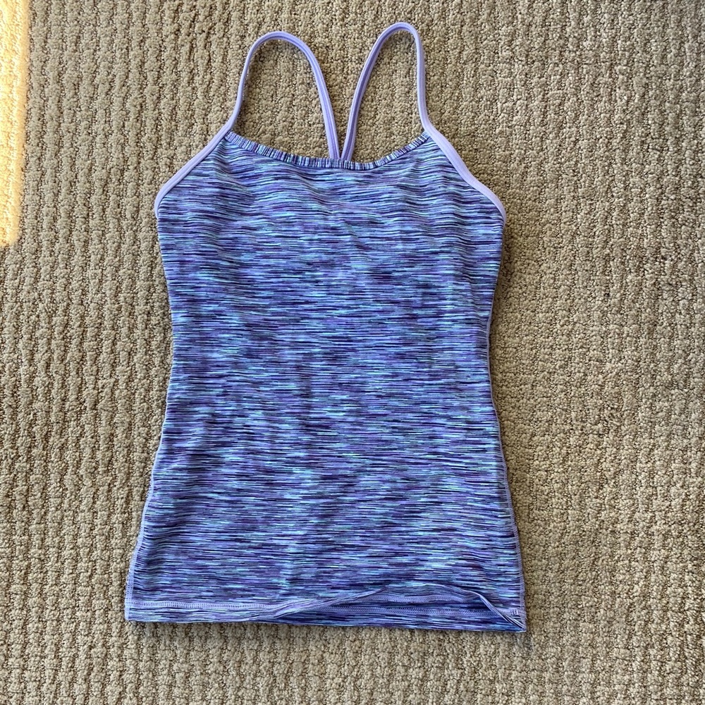 Purple Lululemon Power Y Tank
